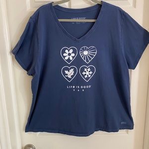 Life Is Good Crusher Tee, XXXL